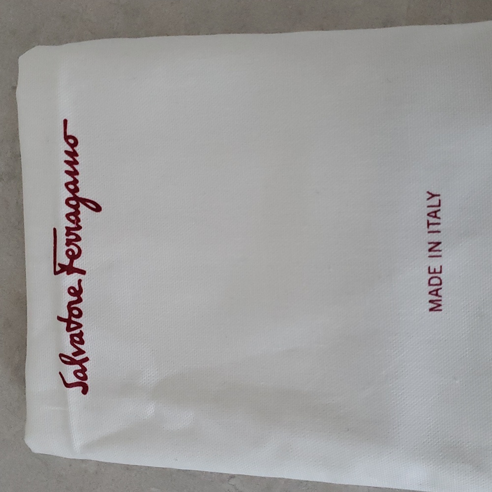 Salvatore Ferragamo Cotton Dust Bag Dustbag Shoes Purse
